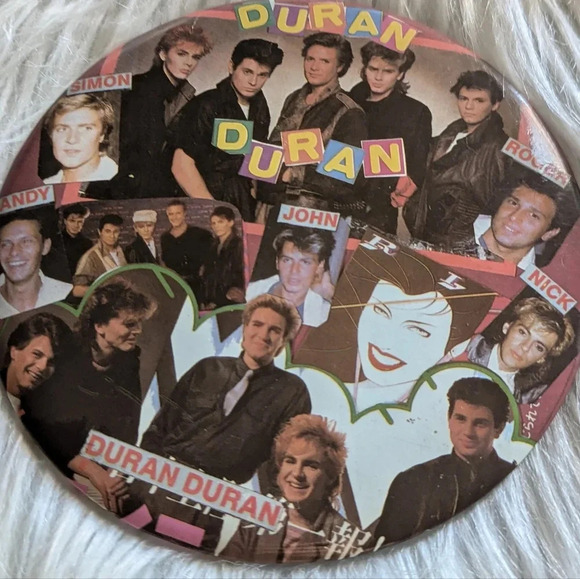 Duran Duran HUGE 6" Buttons Pins Set of 3- Vintage 80s- Simon Lebon John Taylor - Picture 5 of 9